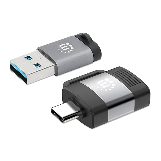 Manhattan Adaptador USB-C V3.2 Gen1, A-C y C-A 2 pzas. - Integradores de PC's