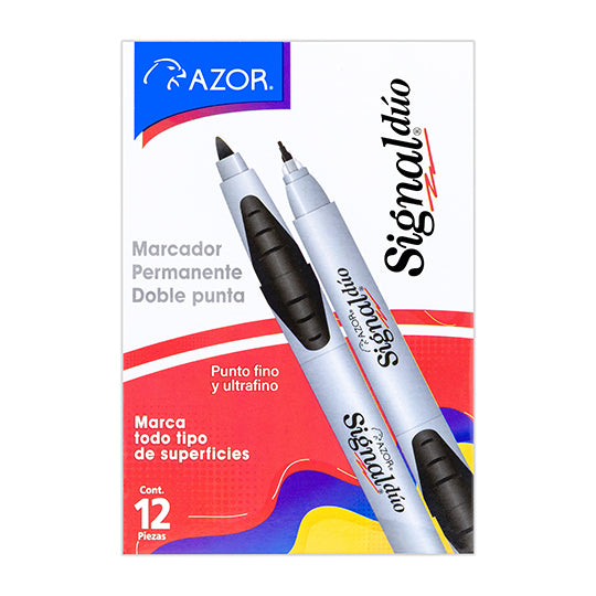 Marcador doble punta bala Signal Duo col