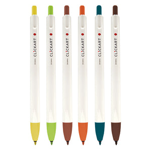Zebra 407SFRFNE006 marcadores 6 pieza(s) Fibre tip Colores surtidos Plástico