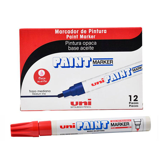 Marcador permanente UniPaint punta bala