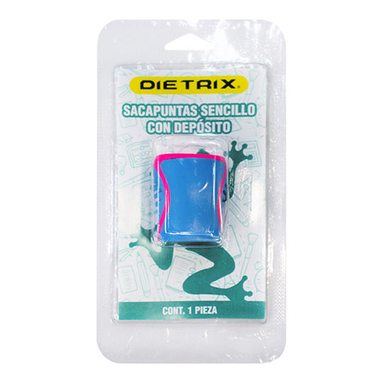 Sacapuntas de plástico sencillo DIETRIX