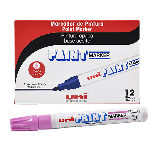 Marcador permanente UniPaint punta bala