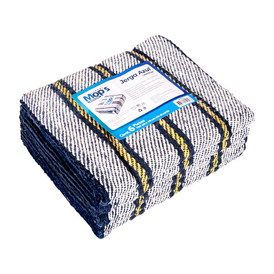 Jerga de algodón Super mops color azul