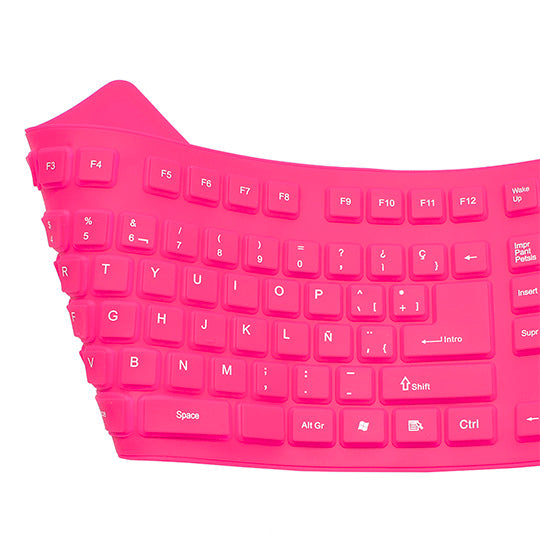 Greenleaf 18-8338PK teclado Universal USB Rosa, Tamaño completo (100%), Alámbrico