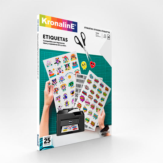 Etiqueta laser Kronaline ETQ025 tamaño c