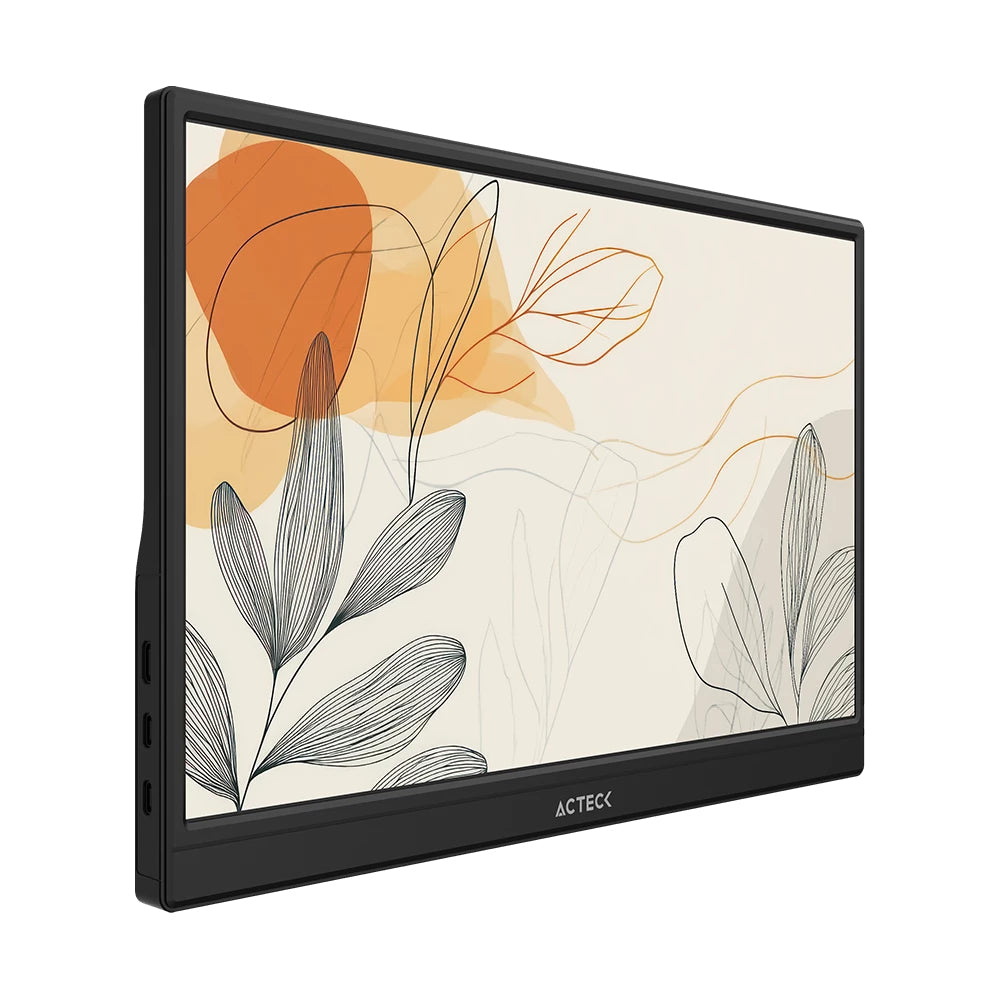 Acteck SlimBoard SB15T Monitor portátil Negro 39.6 cm (15.6") LED 1920 x 1080 Pixeles, Full HD