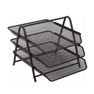 MAE BM-3 bandeja de escritorio/organizador Metal Negro, 280 mm, 363 mm
