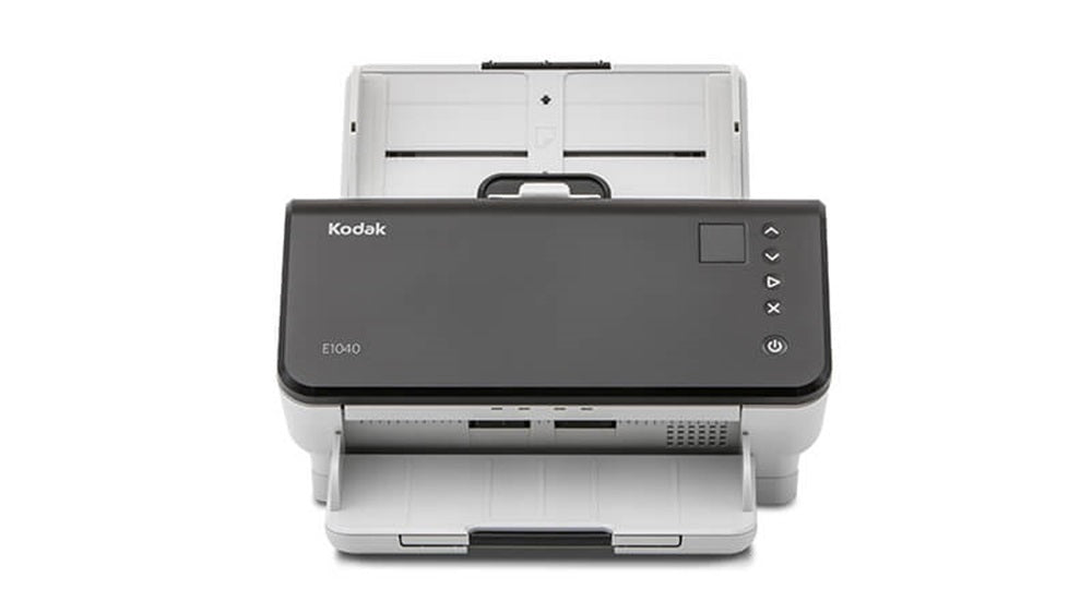Kodak E1040 Escáner con alimentador automático de documentos (ADF) 600 x 600 DPI A4 Negro, Blanco