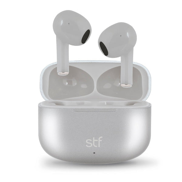 STF mobile ST-E01393 audífono y auriculare Auriculares Inalámbrico Intra auditivo Llamadas/Música Bluetooth Gris