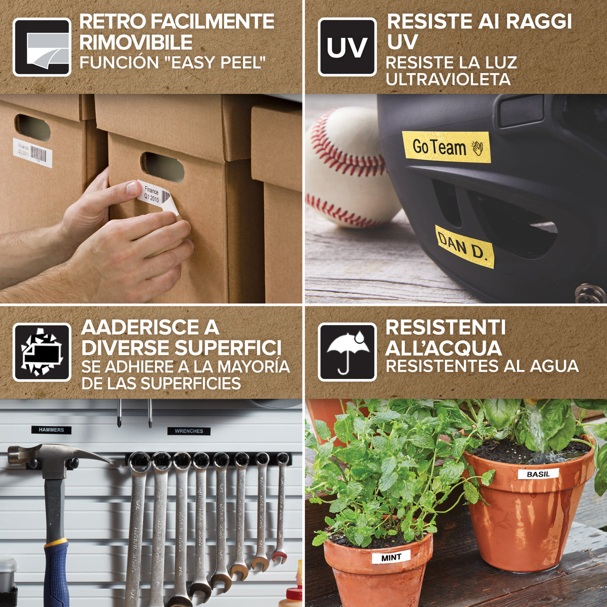 Etiquetas DYMO Estándar CTA Blanca Imp/Negro 1/2 1 Pza