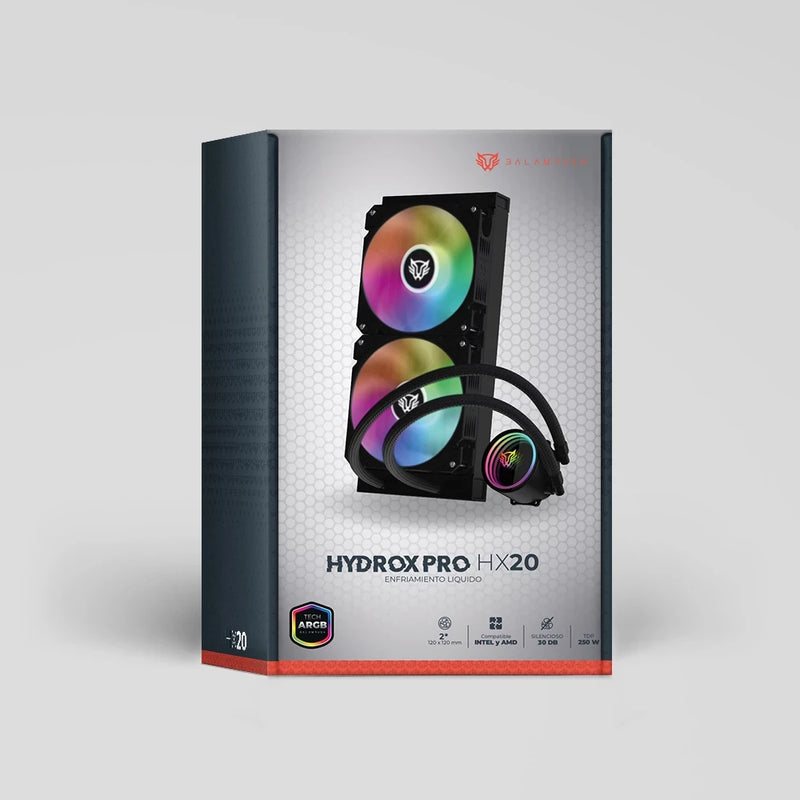 Acteck Enfriamiento Líquido Balam Rush HYDROX PRO HX20, 120mm, RGB, Silent
