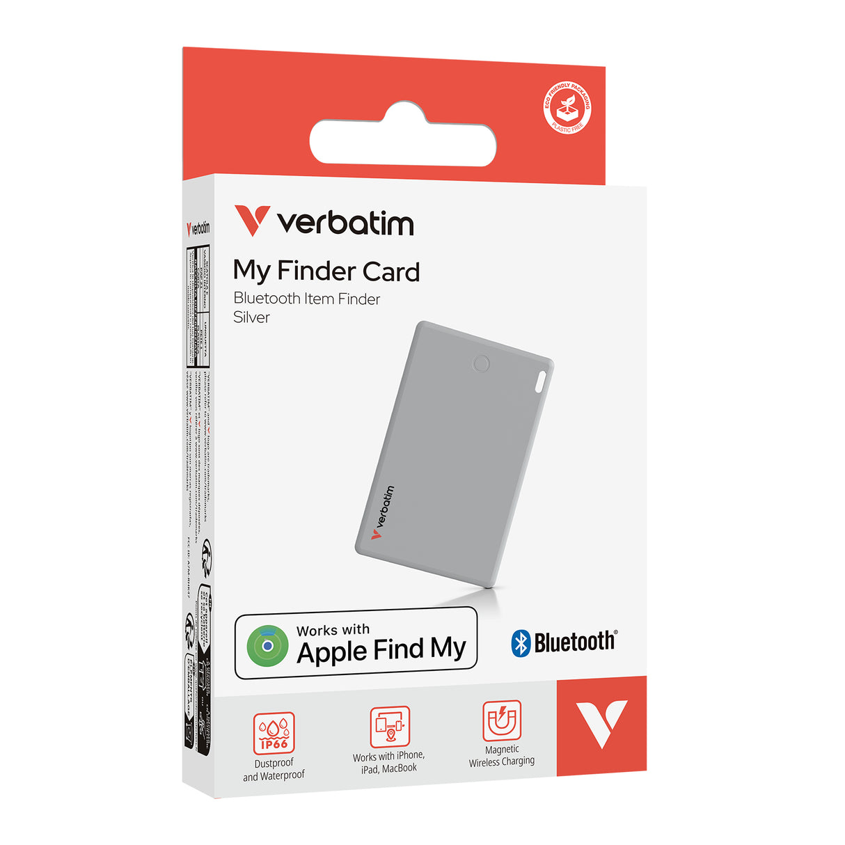 Verbatim My Finder localizadores y rastreadores gps Personal Buscador Plata IP66