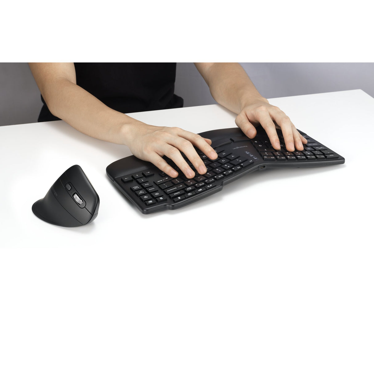 Kensington Pro Fit Ergo KM675 EQ Teclado Oficina Inalámbrico RF Wireless + Bluetooth Interruptor de membrana