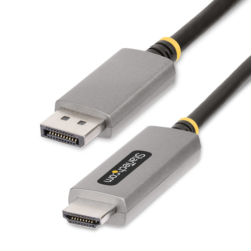 StarTech.com Cable Adaptador de 2m DisplayPort a HDMI - 8K 60Hz - 4K 144Hz - HDR10 - Conversor de Vídeo Activo DP 1.4 a