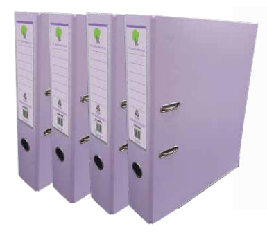 Techmakro KITCARP4LVP carpeta de cartón Carta Violeta, Anillo D, Almacenamiento, Cloruro de polivinilo (PVC)