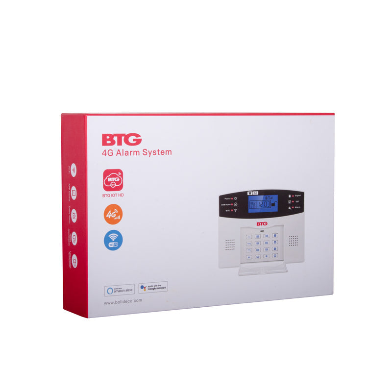 Bolide Kit de alarma inalámbrico BTG-AK2 - conexión WIFI y 4G, monitoreo por aplicación móvil sistema de alarma de segur