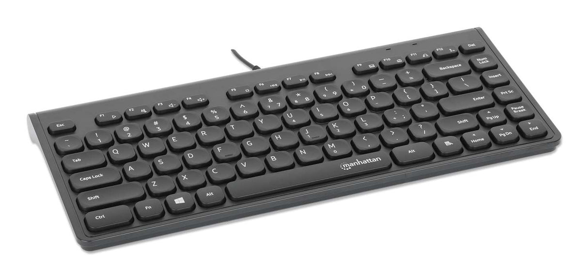 Manhattan 180702 Teclado Oficina Alámbrico USB Interruptor de membrana