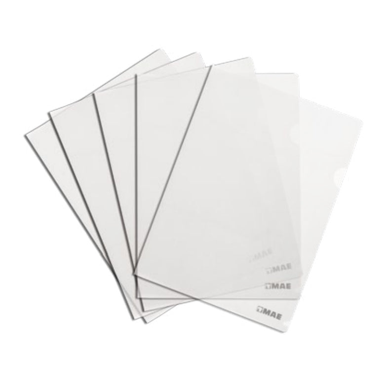 MAE FL-10 carpeta Polipropileno (PP) Transparente Folio, Folder de archivo convencional, 10 pieza(s)