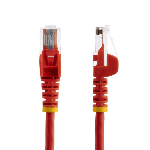 StarTech.com Cable de Red de 0,5m Rojo Cat5e Ethernet RJ45 sin Enganches Cables de red 0,5 m Cat5e RoHS, CE