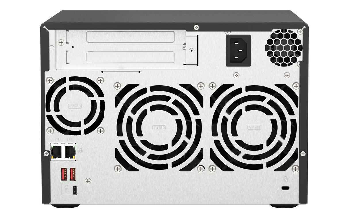 QNAP TS-673A Servidor 0 GB M.2, Serial ATA II, Serial ATA III 2.5,3.5,M.2 cm (2.5,3.5,M.2") 2