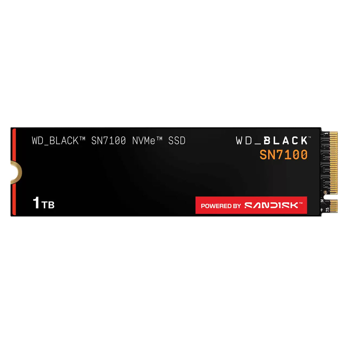 Western Digital Black WDS100T4X0E-00CJA0 unidad interna de estado sólido 1 TB M.2 PCI Express 4.0 NVMe TLC 3D NAND