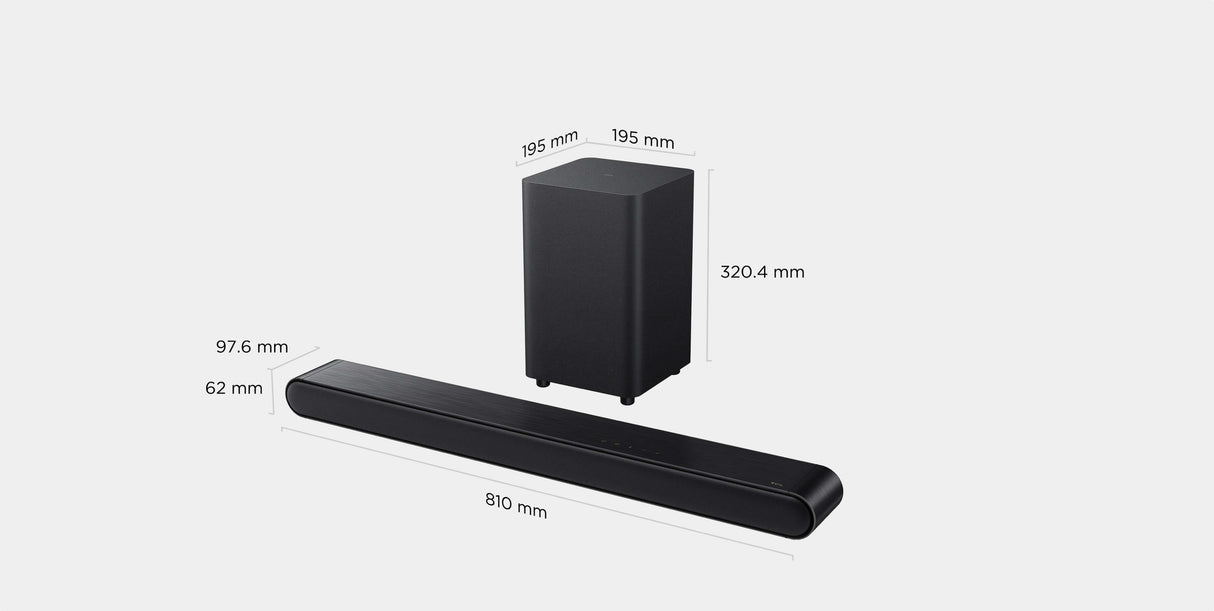 TCL S643W altavoces soundbar 3.1 canales 240 W Si 240 W