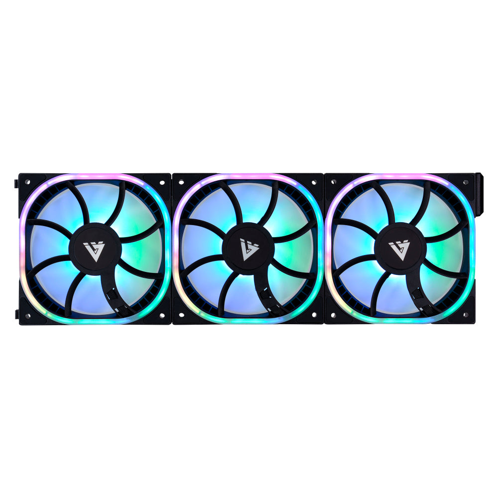 Game Factor FKG500 Ventilador 12 cm Negro