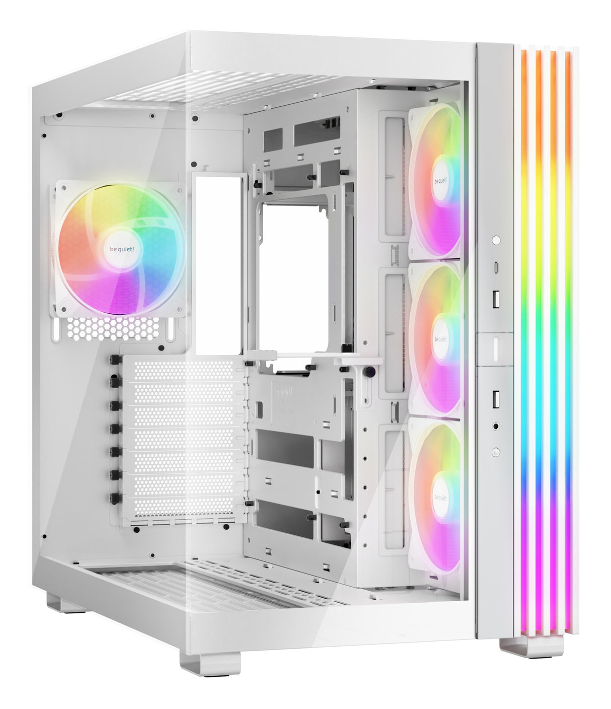 be quiet! LIGHT BASE 600 LX White carcasas ordenador Midi Tower PC Blanco ATX, micro ATX, Mini-ITX