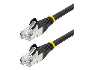 Cable de red UTP Startech NLBK-10F-CAT6A-PATCH, RJ-45 Cat6A, 3m, PoE. Color Negro, 10 Gbps, Blindaje S/FTP, AWG 26.