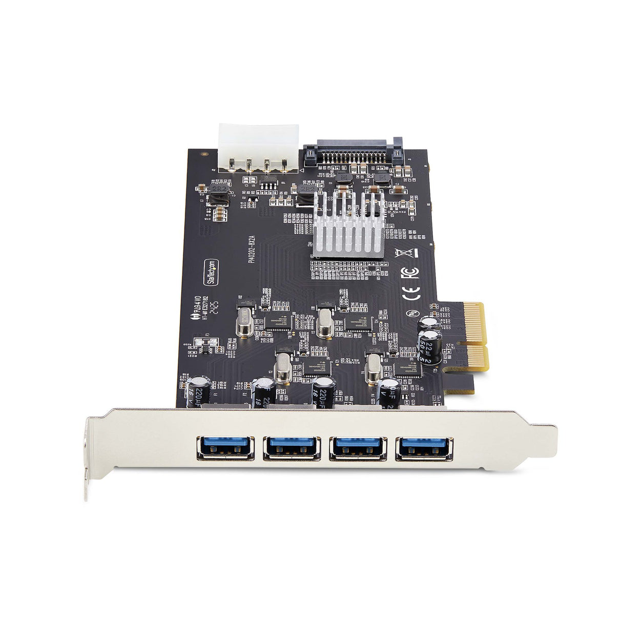 StarTech.com Tarjeta PCI Express de 4 Puertos USB-A - Tarjeta PCIe USB 3.2 de 5Gbps - 4 Controladores USB Independientes