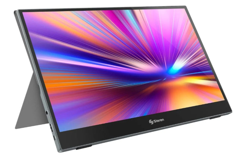 Steren DIS-116T pantalla para PC 39,6 cm (15.6") 1920 x 1080 Pixeles Full HD LCD Pantalla táctil Gri