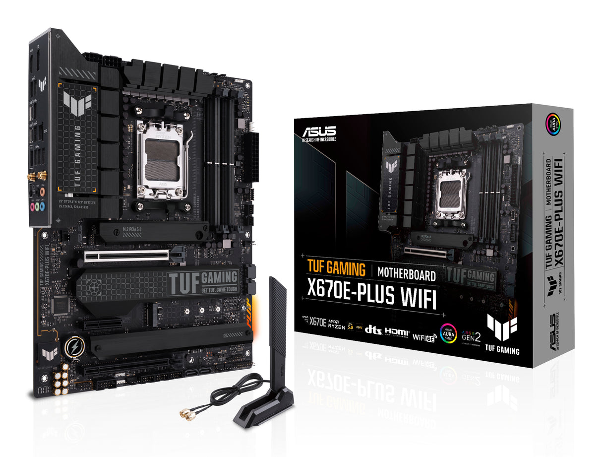 ASUS TUF GAMING X670E-PLUS WIFI placas base AMD Zócalo AM5 AMD Ryzen 7000 Series Zócalo AM5