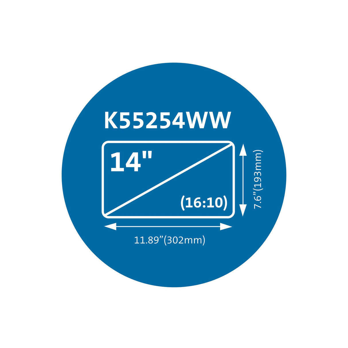 Kensington Filtro magnético de privacidad MagPro para portátiles de 14" (16:10) Monitor