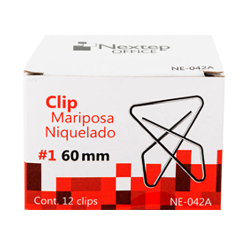 Nextep NE-042A sujetapapel Acero niquelado 12 pieza(s)