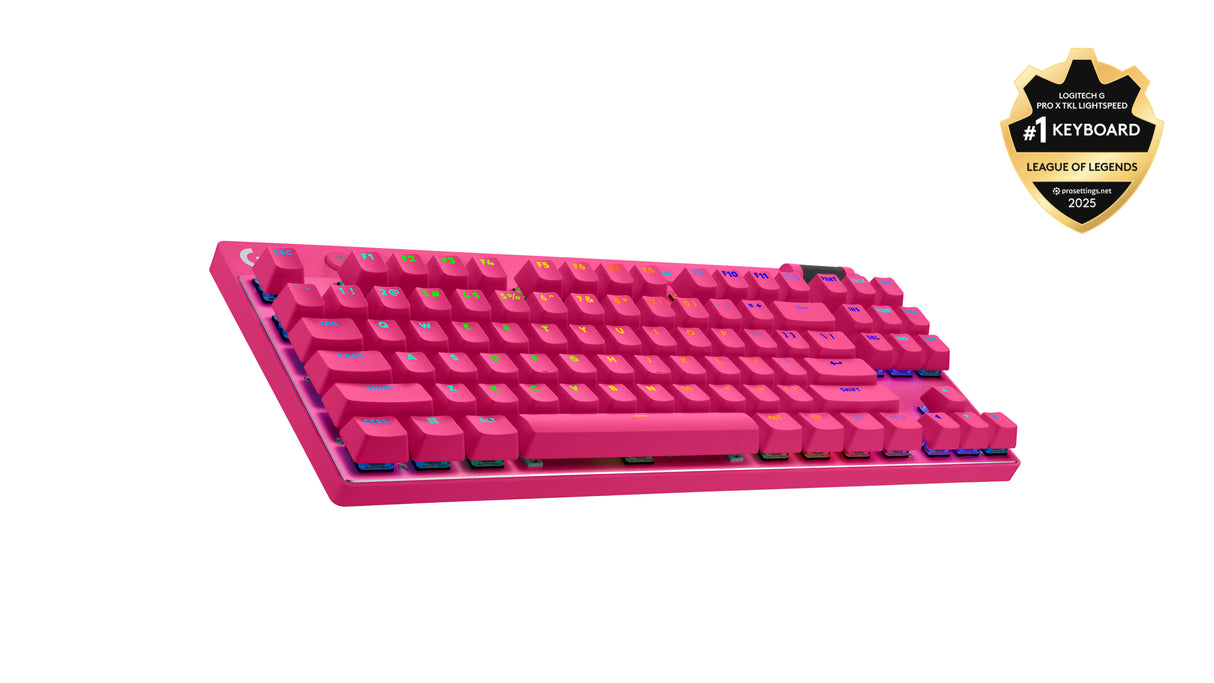 Logitech G PRO X TKL, Inalámbrico y alámbrico, RF inalámbrico + bluetooth, Interruptor mecánico