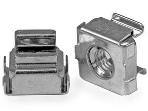 Tuercas Jaula M5 para Racks y Gabinetes de Servidores, Set de 50 Unidades, Acero Galvanizado