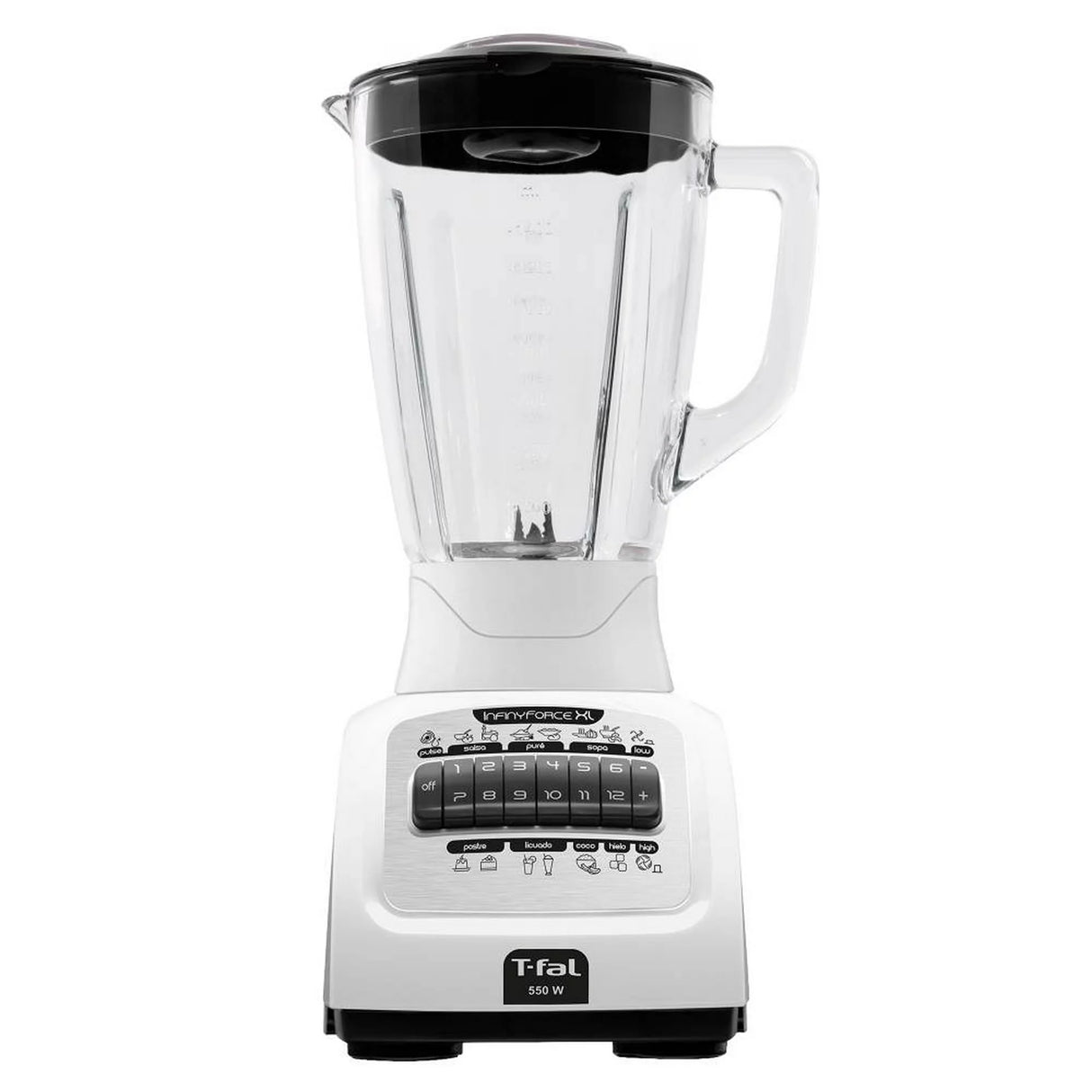 T-Fal LN8221MX licuadora 2.2 L Batidora de mesa 550 W Blanco, Función de pulso