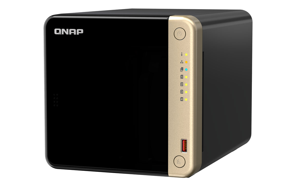 QNAP TS-464 Servidores NAS y de almacenamiento No 0 TB Intel® Celeron®