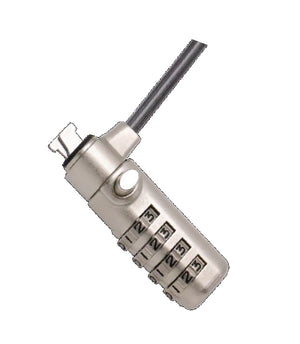 Manhattan 440493 Cable antirrobo Gris Portátil Cerradura con combinación