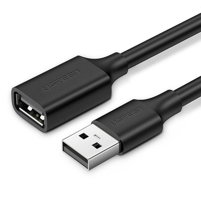 Ugreen USB A To Female Extension Cable Black 1M cable USB USB 2.0 0,48 Gbit/s Negro