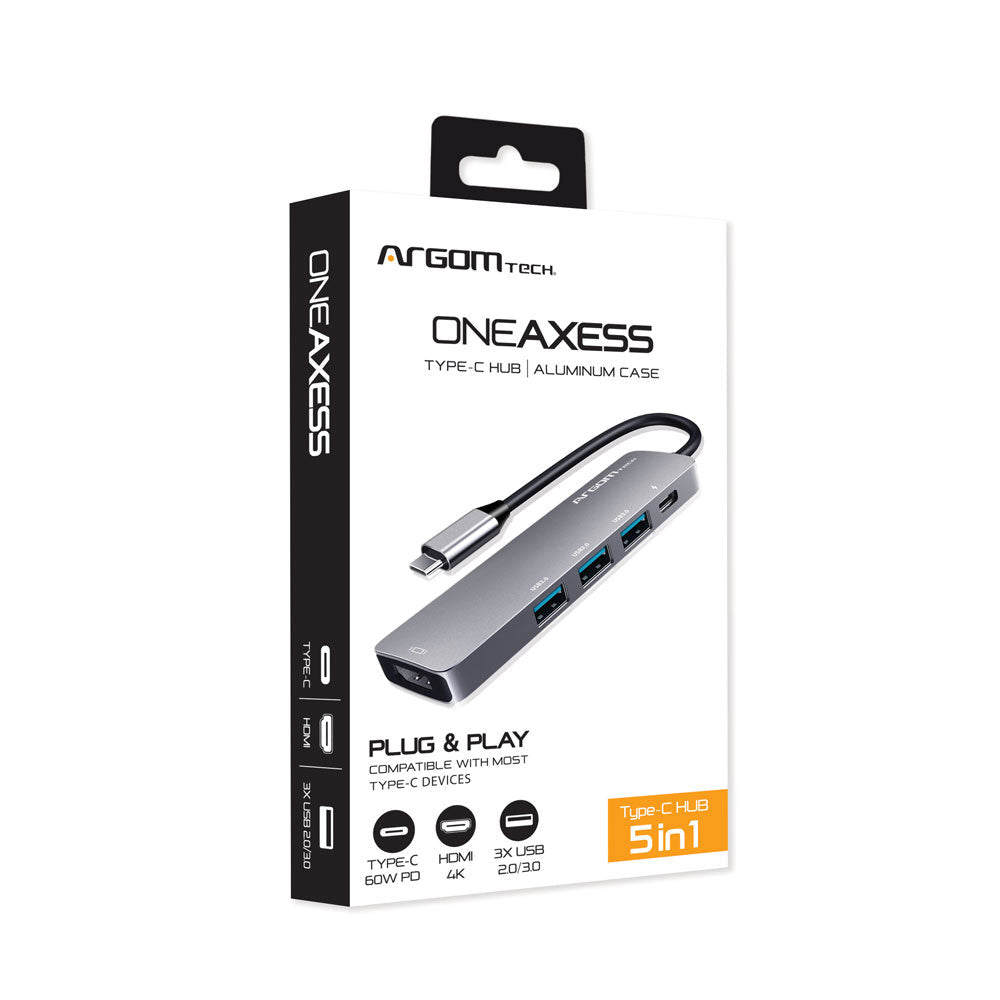 ArgomTech ARG-UB-0185 base para portátil y replicador de puertos Alámbrico USB 3.2 Gen 1 (3.1 Gen 1)