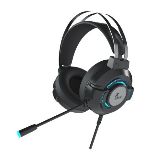 Xtech Morrighan Auriculares Alámbrico Diadema Juego USB tipo A Negro, 20 - 20000 Hz, 311.84 g