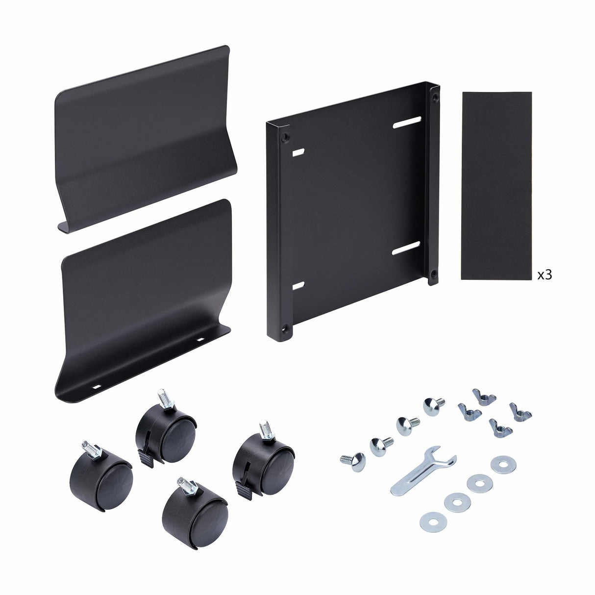 StarTech.com Carrito para Caja Torre de Ordenador - Carrito con Ruedas para CPU - Soporte Ajustable para CPU - de Acero