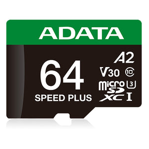 ADATA Speed Plus Memoria Flash 64 GB MicroSDXC 160 MB/s 140 MB/s