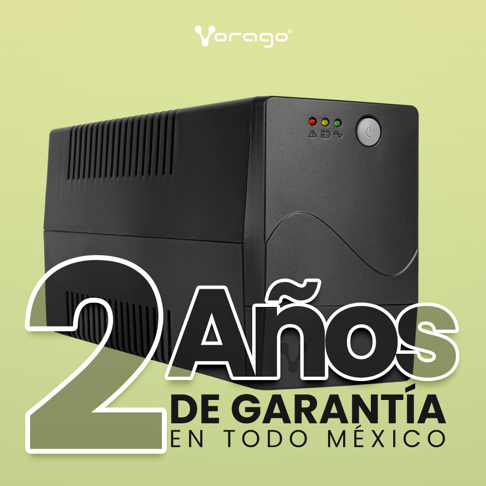 Vorago UPS-400 sistema de alimentación ininterrumpida (UPS) Línea interactiva 1 kVA 600 W, Sine/Square, 145 V