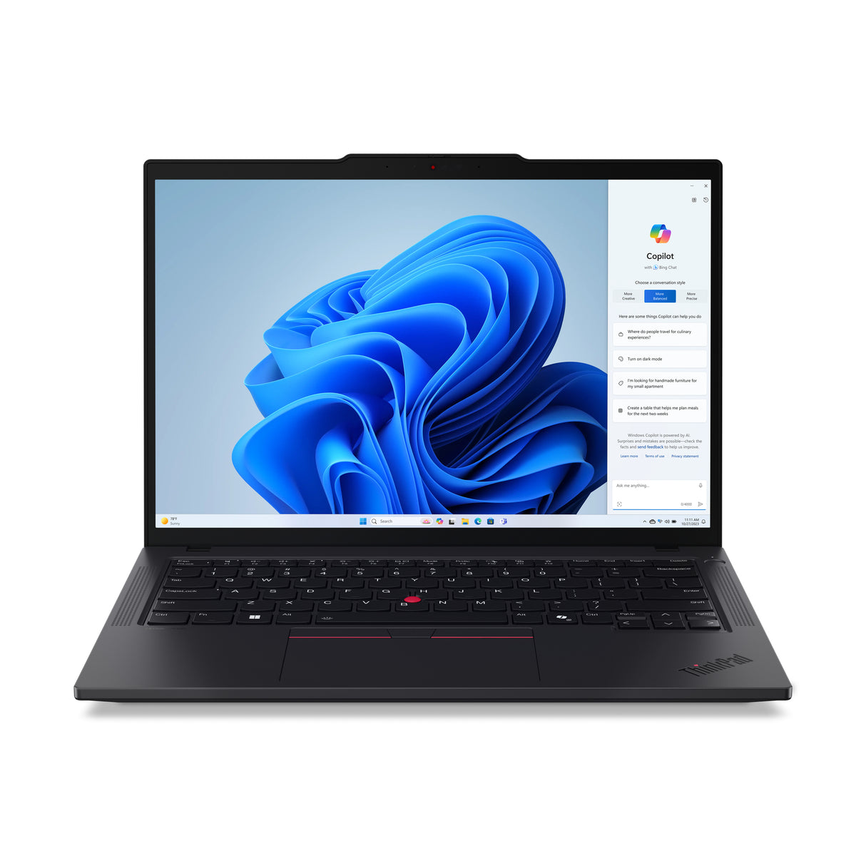 Lenovo ThinkPad T14 Gen 5 (Intel) Laptop Portátil Negro Concha 35,6 cm (14")