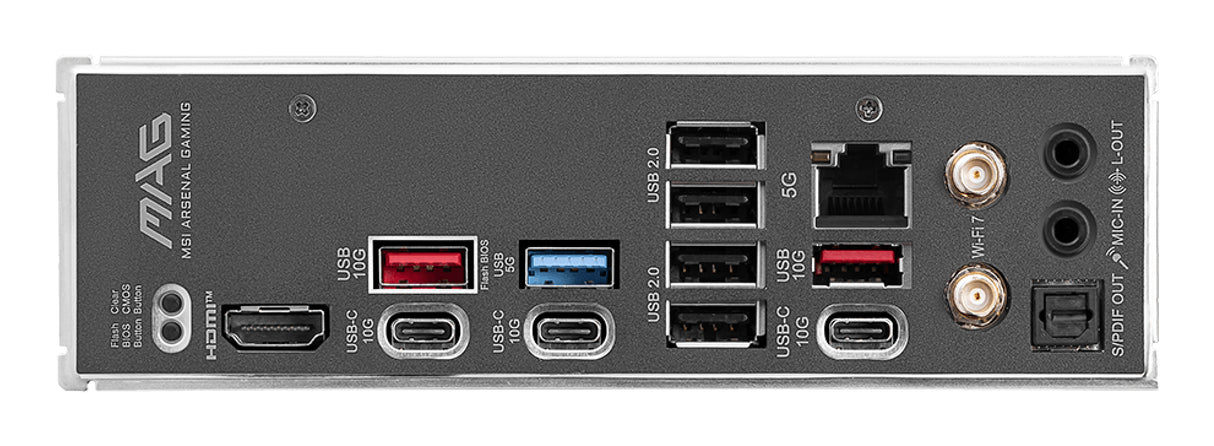 MSI MAG B850 TOMAHAWK MAX WIFI placas base AMD Zócalo AM5 Zócalo AM5 256 GB