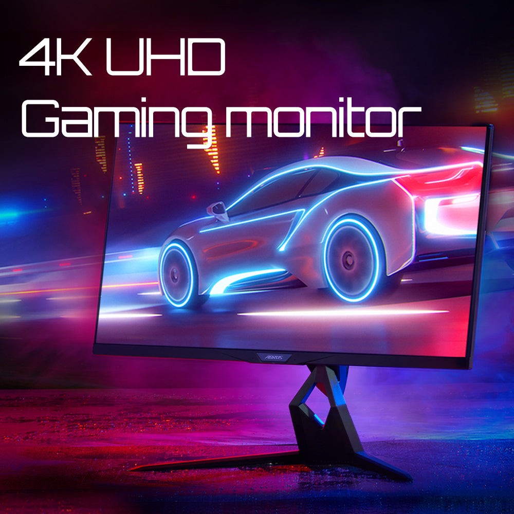 GIGABYTE AORUS FV43U 43” Monitor de Juego Pro 4K - 3840 x 2160 (UHD), 144Hz, 1ms, 750 cd/m2, FreeSync Premium Pro, DisplayHDR 1000, HDMI 2.1, Displayport 1.4 Monitor 109,2 cm (43") 3840 x 2160 Pixeles 4K Ultra HD Negro