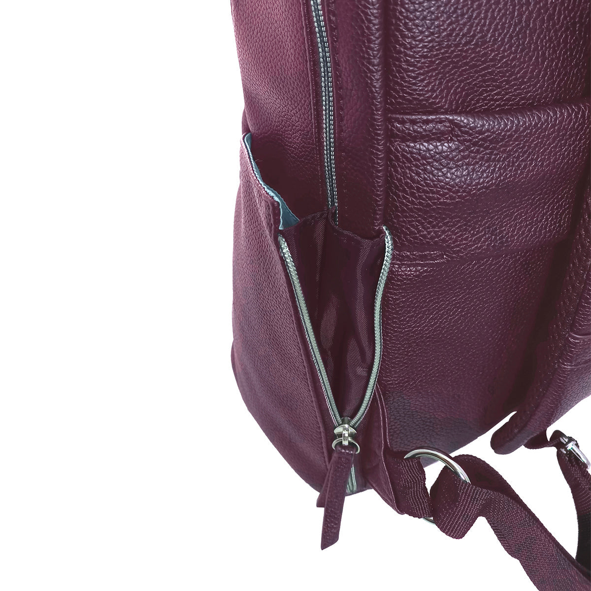 GIACOMO MORANI BACKPACK PARA DAMA PVC 14 PULG VINO