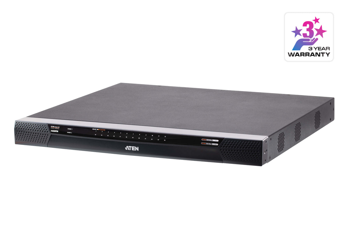 ATEN KN4024VB interruptor KVM Negro